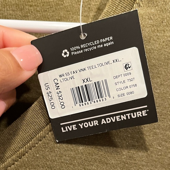 NWT Eddie Bauer Women’s Army Green Shirt Size 2XL - Picture 2 of 7